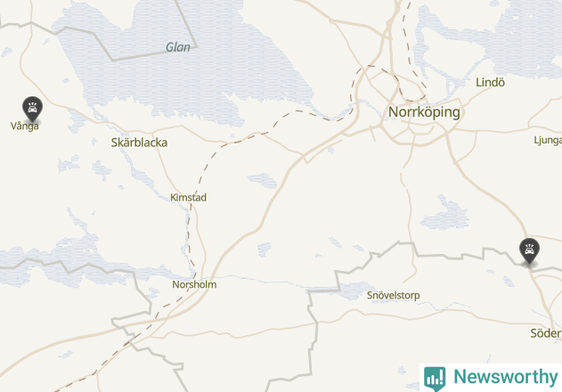 Karta över Norrköpings kommun
