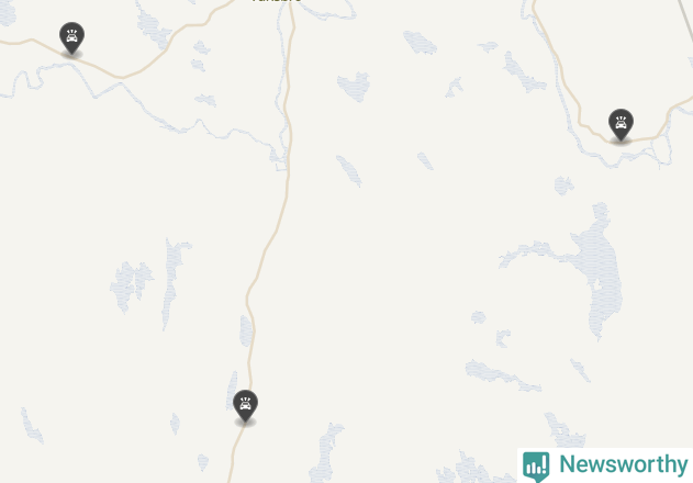 Karta över viltolyckor i Vansbro kommun