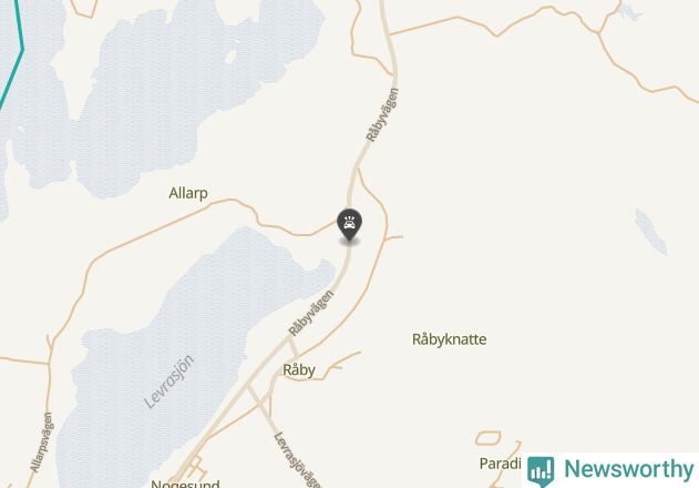 Karta över viltolyckor i Bromölla kommun