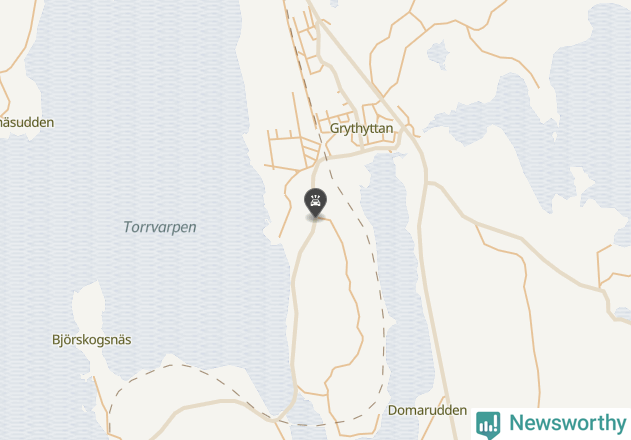 Karta över viltolyckor i Hällefors kommun