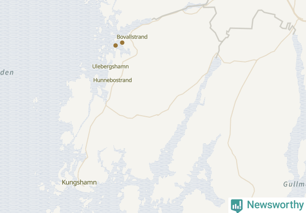 Karta över Sotenäs kommun