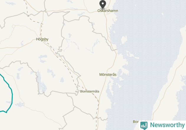 Karta över väderstationer i artikeln