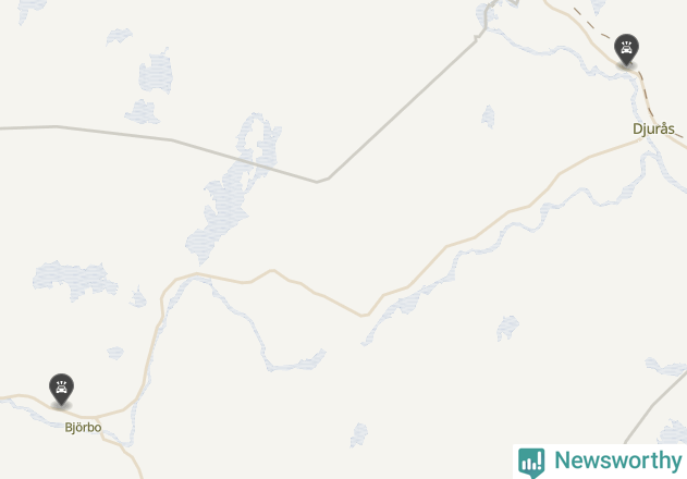 Karta över viltolyckor i Gagnefs kommun