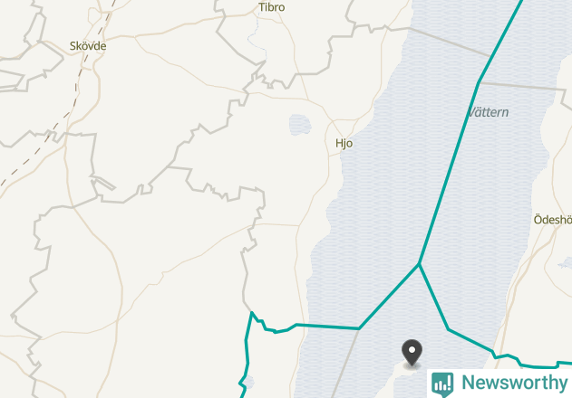 Karta över väderstationer i artikeln