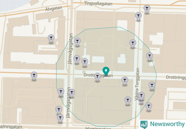 Karta över Värmlands län