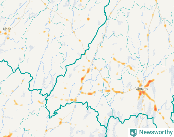 Karta över Gislaveds kommun