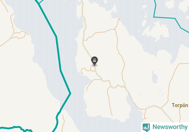 Karta över viltolyckor i Ydre kommun