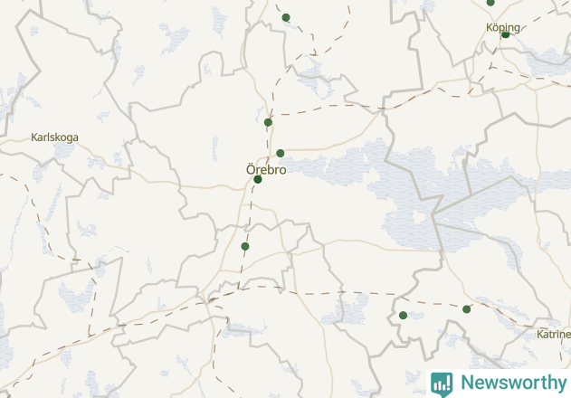 Karta över Örebro kommun