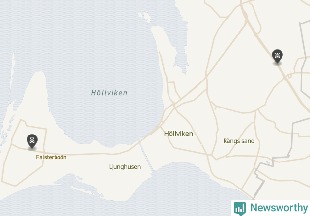 Karta över viltolyckor i Vellinge kommun