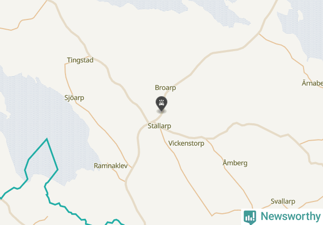 Karta över viltolyckor i Eksjö kommun