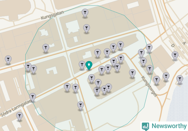 Karta över Västra Götalands län