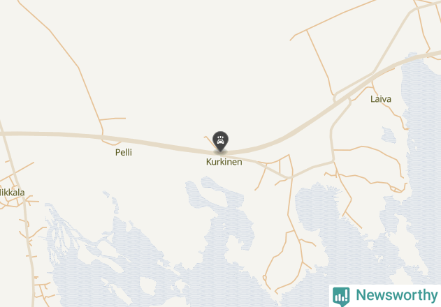 Karta över viltolyckor i Haparanda kommun