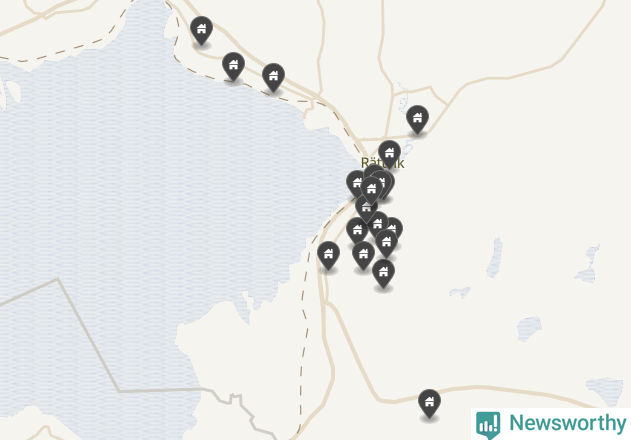 Karta över Rättviks kommun