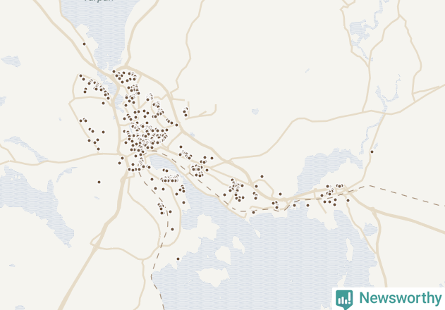 Karta över undefined