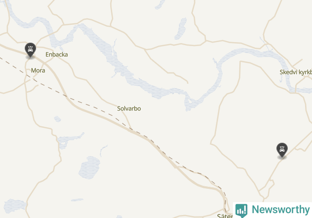 Karta över viltolyckor i Säters kommun