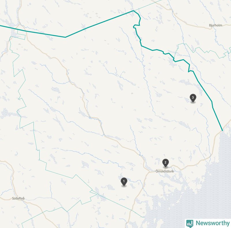 Karta över väderstationer på Gotland
