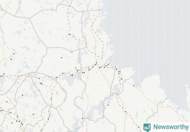 Karta över Gävle kommun