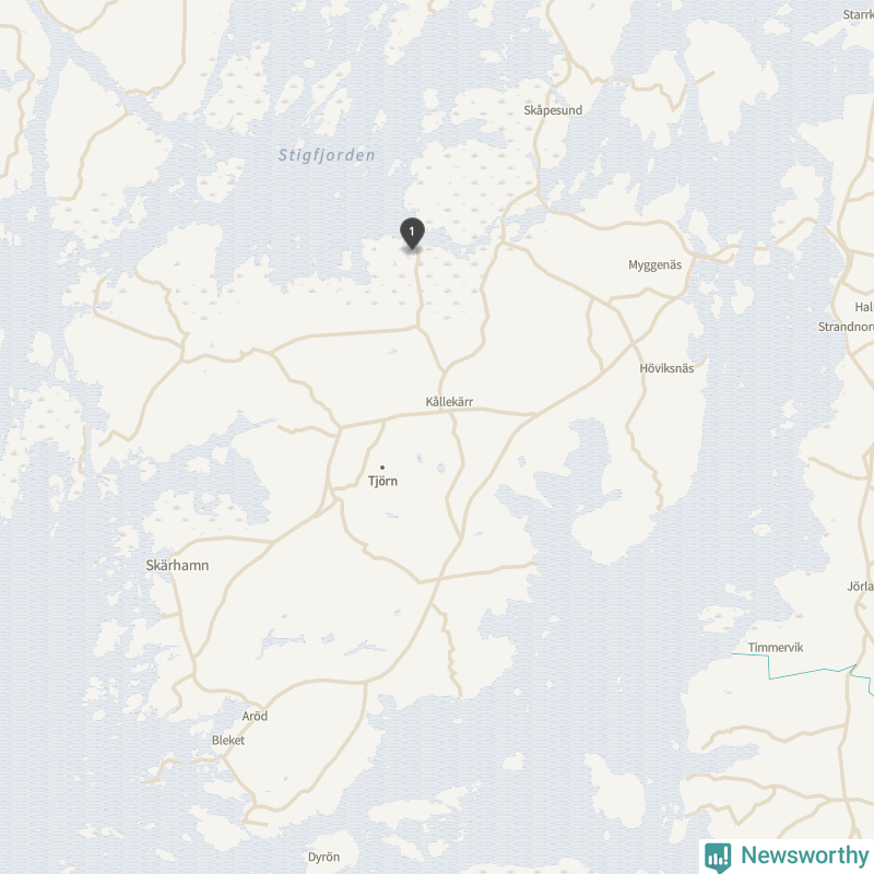 Karta över väderstationer på Gotland