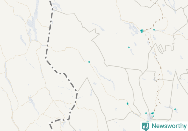 Karta över Älvdalens kommun