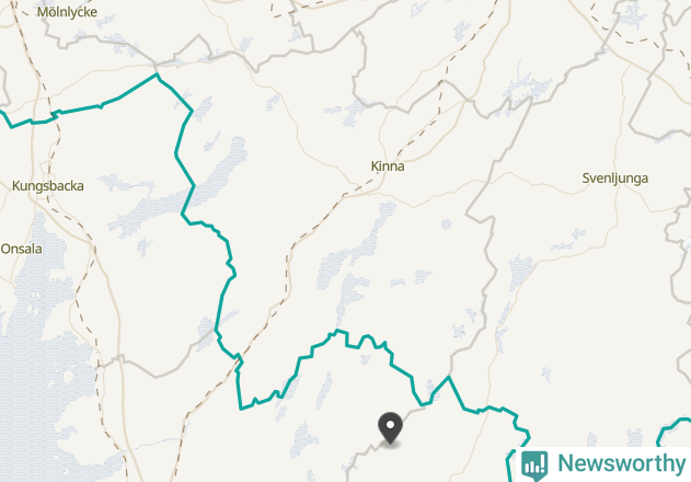 Karta över väderstationer i artikeln