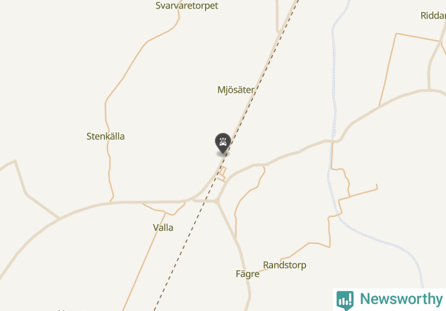 Karta över viltolyckor i Töreboda kommun