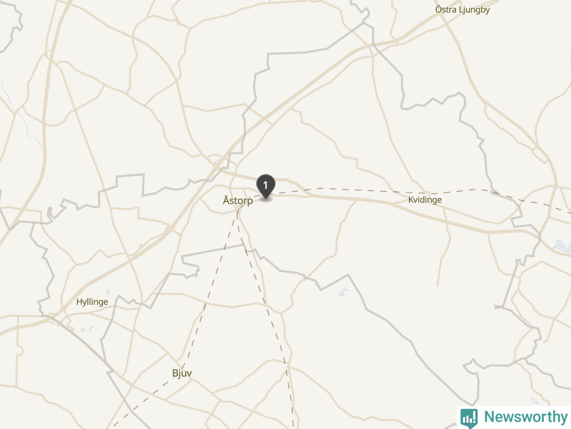 Karta över Åstorps kommun