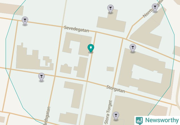 Karta över Vimmerby kommun