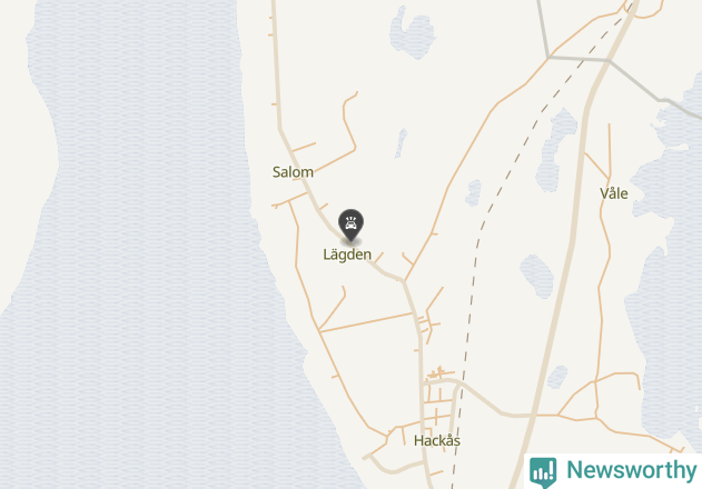 Karta över viltolyckor i Bergs kommun