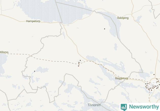 Karta över Vingåkers kommun