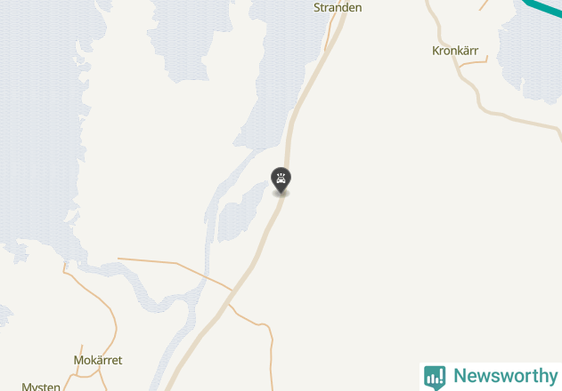 Karta över viltolyckor i Gullspångs kommun