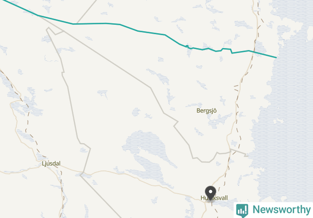 Karta över väderstationer i artikeln