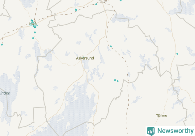 Karta över Askersunds kommun
