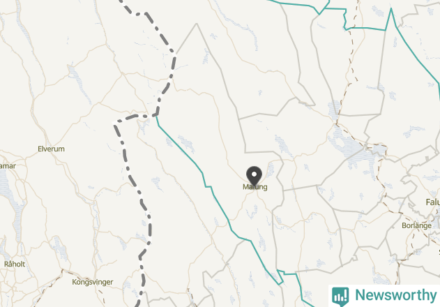 Karta över väderstationer i artikeln