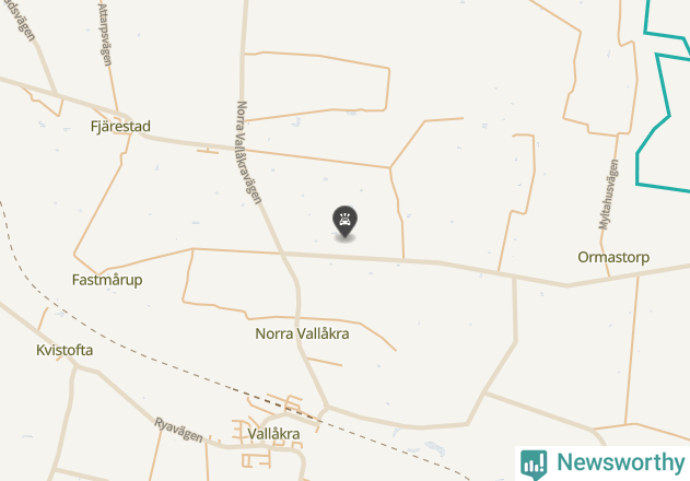 Karta över viltolyckor i Helsingborgs kommun