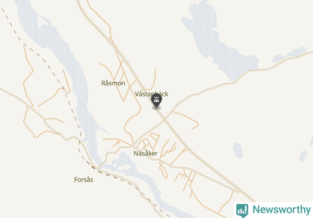 Karta över viltolyckor i Sollefteå kommun