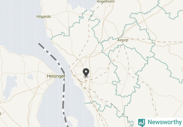 Karta över väderstationer i artikeln