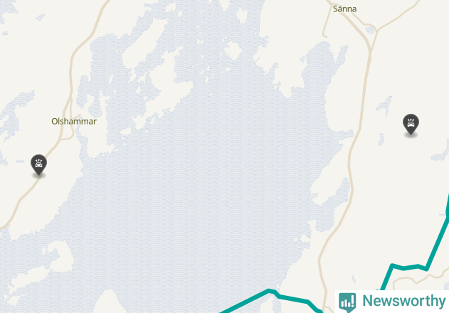 Karta över viltolyckor i Askersunds kommun