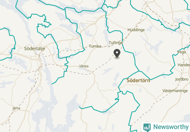 Karta över väderstationer i artikeln