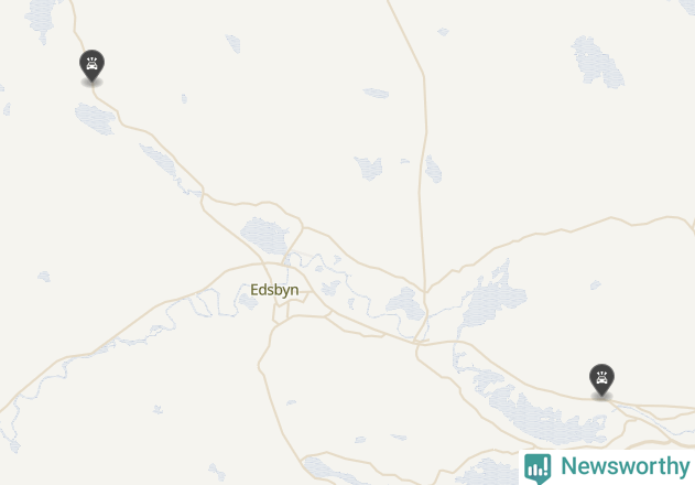 Karta över viltolyckor i Ovanåkers kommun