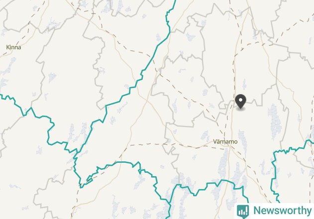 Karta över väderstationer i artikeln