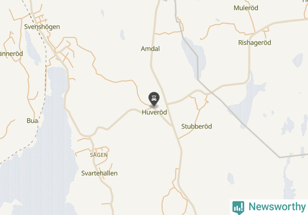 Karta över viltolyckor i Stenungsunds kommun