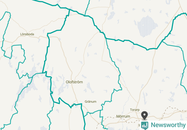 Karta över väderstationer i artikeln