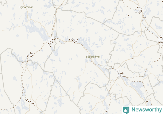 Karta över Smedjebackens kommun