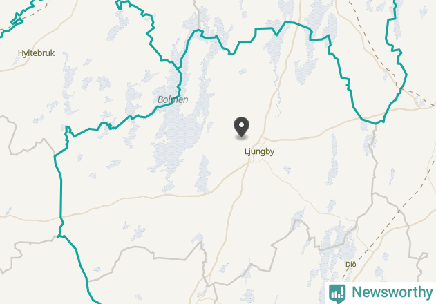 Karta över väderstationer i artikeln