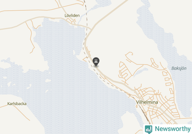 Karta över viltolyckor i Vilhelmina kommun