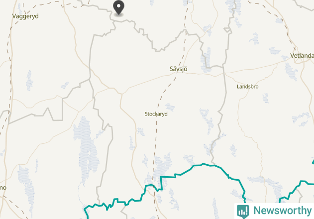 Karta över väderstationer i artikeln