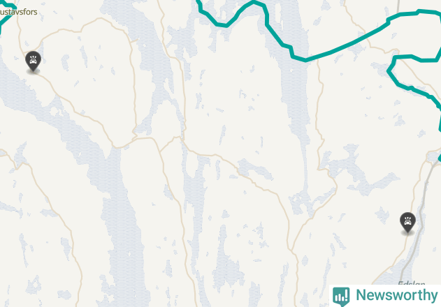 Karta över Bengtsfors kommun