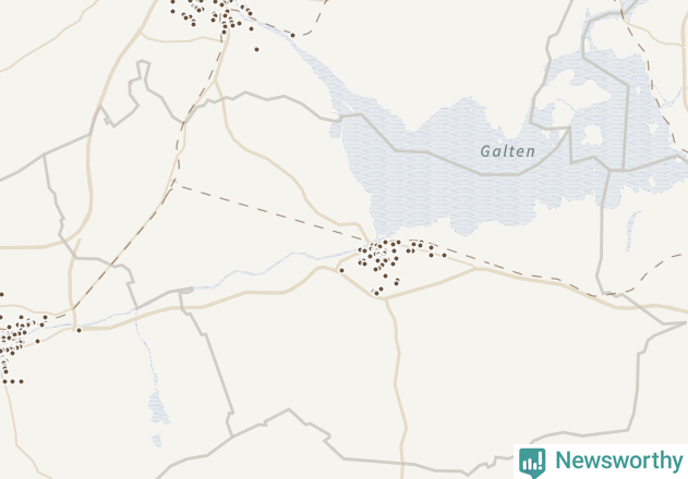 Karta över Kungsörs kommun