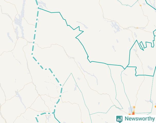 Karta över Älvdalens kommun