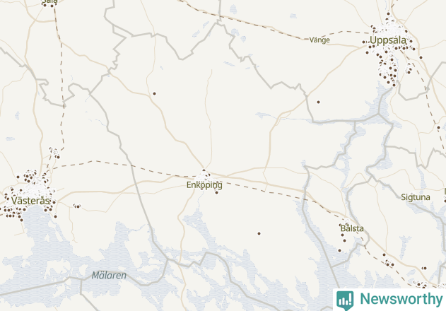 Karta över Enköpings kommun